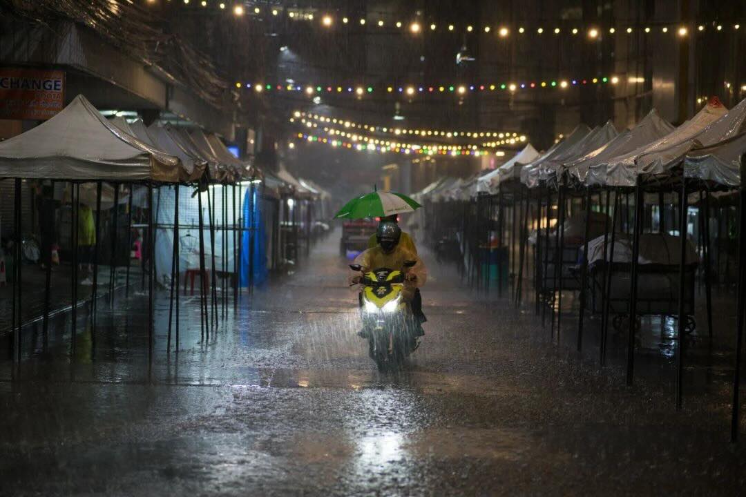 Monsoon season in Thailand