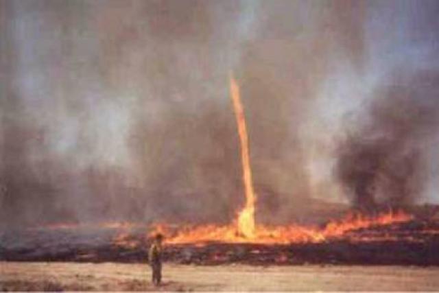 Fire whirls: weird weather phenomena