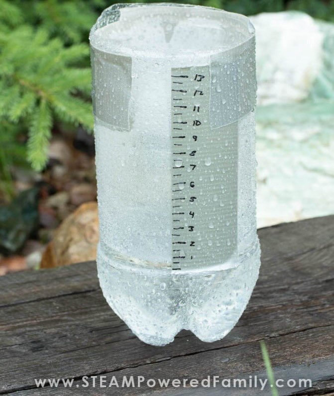 DIY rain gauge