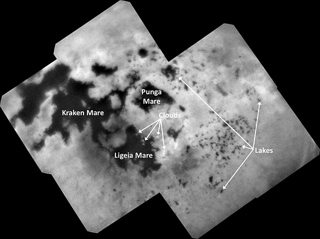 Methane lakes on Titan