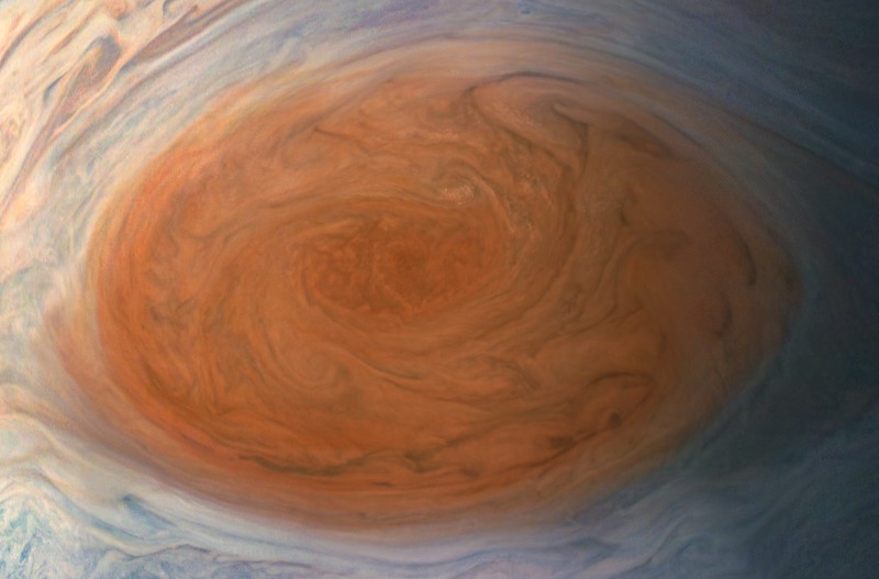 Jupiter's Great Red Spot, a permanent storm