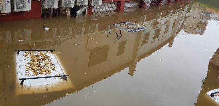 Flood in Alicante province in 2019 as a result of the DANA weather phenomenon