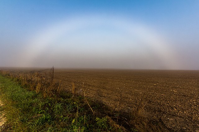 Fogbow - a white rainbow