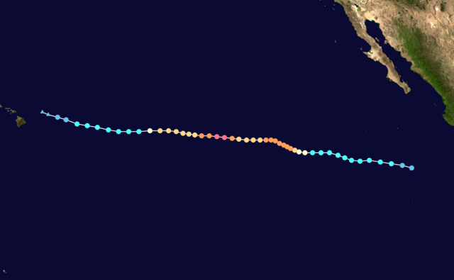 Hurricane Gilma 2024 path