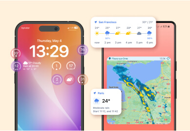 Weather by RainViewer: Features | RainViewer